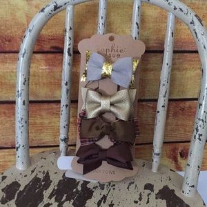 Fall inspired hair bows
